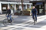 Amsterdam 9 maart 2019
Andre v Duin met partner Martin op de fiets in Amsterdam.