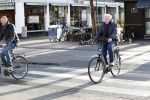Amsterdam 9 maart 2019
Andre v Duin met partner Martin op de fiets in Amsterdam.
