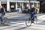 Amsterdam 9 maart 2019
Andre v Duin met partner Martin op de fiets in Amsterdam.