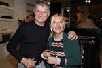Amsterdam 12 maart 2019
Modeshow Mart Visser in zijn eigen Atelier. Anneliese Bergman met man