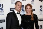 Hilversum 11 maart 2019
Uitreiking BUMA prijzen in studio 21. Armin v Buuren met zijn vrouw en compagnons