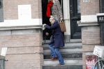 Amsterdam 1 maart 2019
Bridget Maasland verlaat haar nieuwe huis en gaat met een vriendin fietsend weg.