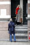 Amsterdam 1 maart 2019
Bridget Maasland verlaat haar nieuwe huis en gaat met een vriendin fietsend weg.
