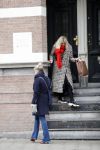 Amsterdam 1 maart 2019
Bridget Maasland verlaat haar nieuwe huis en gaat met een vriendin fietsend weg.