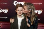 Amsterdam 10 februari 2019
Premiere Corgi in pathe arena. Bridget Maasland kwam met haar zoon Mees ouders en vrienden