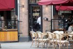 Amsterdam 8 maart 2019
Birgit Schuurman en haar nieuwe vriend Sander v Haarlem op scooter onderweg naar Cafe Carter in Amsterdam zuid.