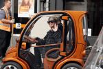 Amsterdam 28 februari 2019
Connie Witteman met een vriendin in haar Biro karretje ( Connieâ€™s creative car concept)