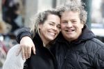 Amsterdam 11 maart 2019
Dirk Zeelenberg met zijn vrouw Suus . Dirk werd vandaag 50 jaar.