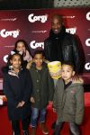 Amsterdam 10 februari 2019
Premiere Corgi in pathe arena. Dwight Dissels met partner Nadine en kinderen Sem, Sarah en Luke