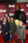 Amsterdam 10 februari 2019
Premiere Corgi in pathe arena. Dwight Dissels met partner Nadine en kinderen Sem, Sarah en Luke