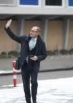 Amsterdam 1 februari 2019
Eugene v Dun ( ex partner  Connie bWitteman) arriveert bij de rechtbank van Amsterdam ivm zaak over de inbraak bij Connie op de pc hooftstraat.