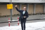 Amsterdam 1 februari 2019
Eugene v Dun ( ex partner  Connie bWitteman) arriveert bij de rechtbank van Amsterdam ivm zaak over de inbraak bij Connie op de pc hooftstraat.