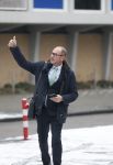 Amsterdam 1 februari 2019
Eugene v Dun ( ex partner  Connie bWitteman) arriveert bij de rechtbank van Amsterdam ivm zaak over de inbraak bij Connie op de pc hooftstraat.