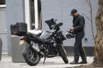 Amsterdam 8 maart 2019
Humberto Tan op zijn BMW motor.