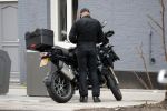 Amsterdam 8 maart 2019
Humberto Tan op zijn BMW motor.