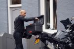 Amsterdam 8 maart 2019
Humberto Tan op zijn BMW motor.