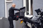 Amsterdam 8 maart 2019
Humberto Tan op zijn BMW motor.