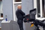 Amsterdam 8 maart 2019
Humberto Tan op zijn BMW motor.
