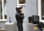 Amsterdam 8 maart 2019
Humberto Tan op zijn BMW motor.