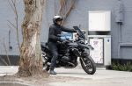 Amsterdam 8 maart 2019
Humberto Tan op zijn BMW motor.