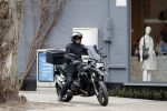 Amsterdam 8 maart 2019
Humberto Tan op zijn BMW motor.