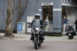 Amsterdam 8 maart 2019
Humberto Tan op zijn BMW motor.