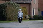 Vreeland 8 februari 2019
Inge Schrama op de bakfiets bij haar nieuwe huis in Vreeland.