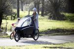 Vreeland 8 februari 2019
Inge Schrama op de bakfiets bij haar nieuwe huis in Vreeland.
