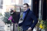 Amsterdam 14 februari 2019
JaÃ¯r Ferwerda haalt bloemen voor zijn vrouw en schoonmoeder bij bloemist Arjan.