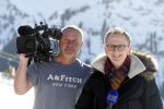 Lech 25 februari 2019
Koning Willem-Alexander, Koningin MÃ¡xima, Prinses Beatrix, Prins Constantijn, Prinses Laurentien en de prinsessen Amalia, Alexia en Ariane samen met Eloise, Leonore en Claus-Casimir tijdens de fotosessie tijdens de wintersportvakantie in Lech.  Jeroen Snel met zijn cameramamn Rutten.