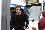 Amsterdam 9 maart 2019
Jesse Klaver met zijn persvoorlichtster Lot Feijen in Amsterdam