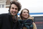Amsterdam 9 maart 2019
Jesse Klaver met zijn persvoorlichtster Lot Feijen in Amsterdam