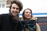 Amsterdam 9 maart 2019
Jesse Klaver met zijn persvoorlichtster Lot Feijen in Amsterdam