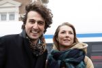 Amsterdam 9 maart 2019
Jesse Klaver met zijn persvoorlichtster Lot Feijen in Amsterdam