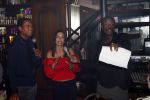 Amsterdam 14 februari 2019
Feestje voor de kluivert dog rescue foundation in het toppers cafe. Patrick en Rosanna Kluivert John Williams en Anouk Smulders