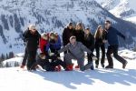 Lech 25 februari 2019
Koning Willem-Alexander, Koningin MÃ¡xima, Prinses Beatrix, Prins Constantijn, Prinses Laurentien en de prinsessen Amalia, Alexia en Ariane samen met Eloise, Leonore en Claus-Casimir tijdens de fotosessie tijdens de wintersportvakantie in Lech.