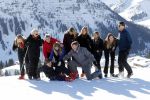 Lech 25 februari 2019
Koning Willem-Alexander, Koningin MÃ¡xima, Prinses Beatrix, Prins Constantijn, Prinses Laurentien en de prinsessen Amalia, Alexia en Ariane samen met Eloise, Leonore en Claus-Casimir tijdens de fotosessie tijdens de wintersportvakantie in Lech.