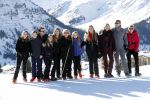 Lech 25 februari 2019
Koning Willem-Alexander, Koningin MÃ¡xima, Prinses Beatrix, Prins Constantijn, Prinses Laurentien en de prinsessen Amalia, Alexia en Ariane samen met Eloise, Leonore en Claus-Casimir tijdens de fotosessie tijdens de wintersportvakantie in Lech.