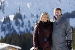 Lech 25 februari 2019
Koning Willem-Alexander, Koningin MÃ¡xima, Prinses Beatrix, Prins Constantijn, Prinses Laurentien en de prinsessen Amalia, Alexia en Ariane samen met Eloise, Leonore en Claus-Casimir tijdens de fotosessie tijdens de wintersportvakantie in Lech.