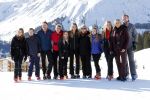 Lech 25 februari 2019
Koning Willem-Alexander, Koningin MÃ¡xima, Prinses Beatrix, Prins Constantijn, Prinses Laurentien en de prinsessen Amalia, Alexia en Ariane samen met Eloise, Leonore en Claus-Casimir tijdens de fotosessie tijdens de wintersportvakantie in Lech.
