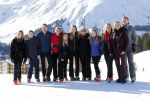 Lech 25 februari 2019
Koning Willem-Alexander, Koningin MÃ¡xima, Prinses Beatrix, Prins Constantijn, Prinses Laurentien en de prinsessen Amalia, Alexia en Ariane samen met Eloise, Leonore en Claus-Casimir tijdens de fotosessie tijdens de wintersportvakantie in Lech.