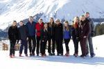 Lech 25 februari 2019
Koning Willem-Alexander, Koningin MÃ¡xima, Prinses Beatrix, Prins Constantijn, Prinses Laurentien en de prinsessen Amalia, Alexia en Ariane samen met Eloise, Leonore en Claus-Casimir tijdens de fotosessie tijdens de wintersportvakantie in Lech.