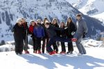 Lech 25 februari 2019
Koning Willem-Alexander, Koningin MÃ¡xima, Prinses Beatrix, Prins Constantijn, Prinses Laurentien en de prinsessen Amalia, Alexia en Ariane samen met Eloise, Leonore en Claus-Casimir tijdens de fotosessie tijdens de wintersportvakantie in Lech.