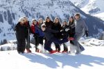 Lech 25 februari 2019
Koning Willem-Alexander, Koningin MÃ¡xima, Prinses Beatrix, Prins Constantijn, Prinses Laurentien en de prinsessen Amalia, Alexia en Ariane samen met Eloise, Leonore en Claus-Casimir tijdens de fotosessie tijdens de wintersportvakantie in Lech.