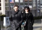 Blaricum 9 februari 2019
Marco Borsato met bladerenblower bij zijn huis. Daarna gaat hij lunchen met zijn vrouw Leontine Borsato