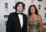 Hilversum 11 maart 2019
Uitreiking BUMA prijzen in studio 21. paula Patricio met zoon