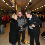 Amsterdam, 16 Februari 2019
Aankomst op Schiphol van Ria Bartling (vriendin oud-bokser Rudi Lubbers) samen met Dr. Martin Wagtmans