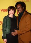 Hilversum, 11 Februari 2019 Premiere Verliefd op Cuba
Rogier Komproe en zwangere partner Manon Waenink