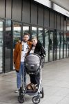 Amsterdam 28 februari 2019
Roxeanne Hazes en haar vriend Erik Zwennes achter de kinderwagen.