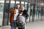 Amsterdam 28 februari 2019
Roxeanne Hazes en haar vriend Erik Zwennes achter de kinderwagen.